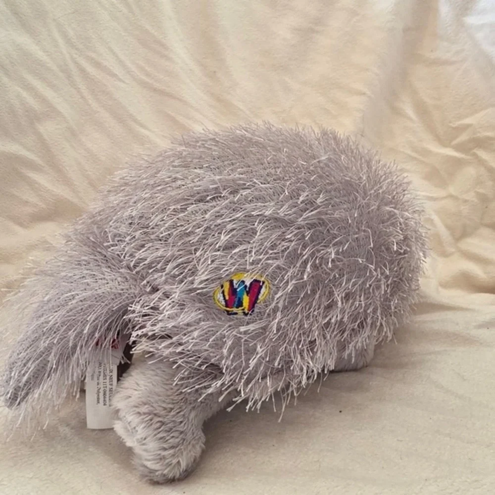 Plush Small Pet Toy - Gray and White Plush Guinea Pig